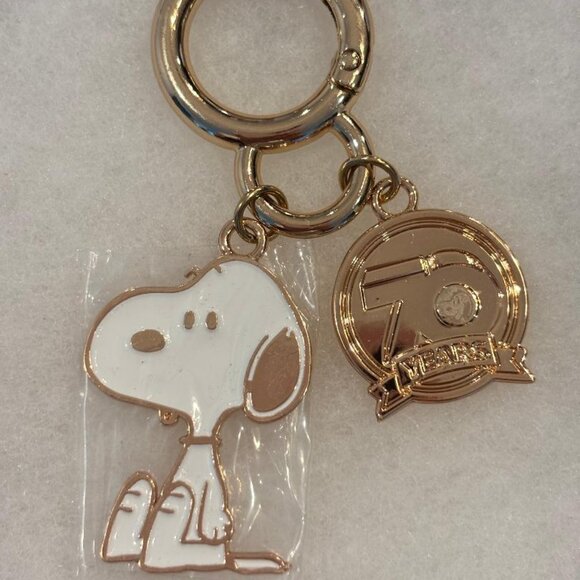 Peanuts Accessories - Peanuts Snoopy’s 70th Anniversary Key Chain BRAND NEW